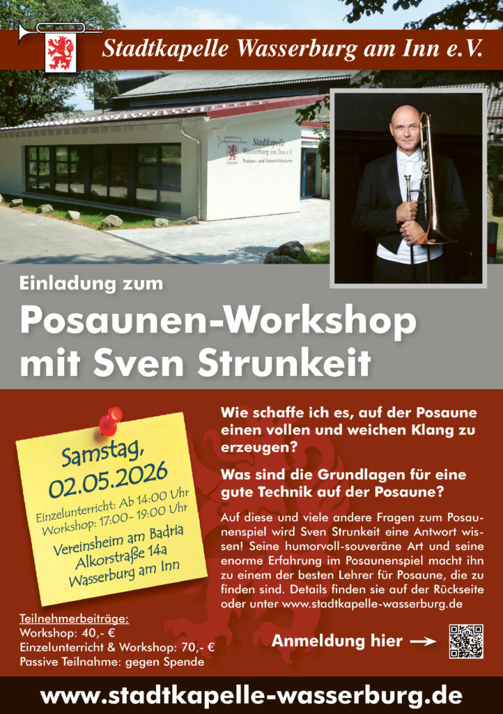 Mehr über den Artikel erfahren Posaunen-Workshop mit Sven Strunkeit
