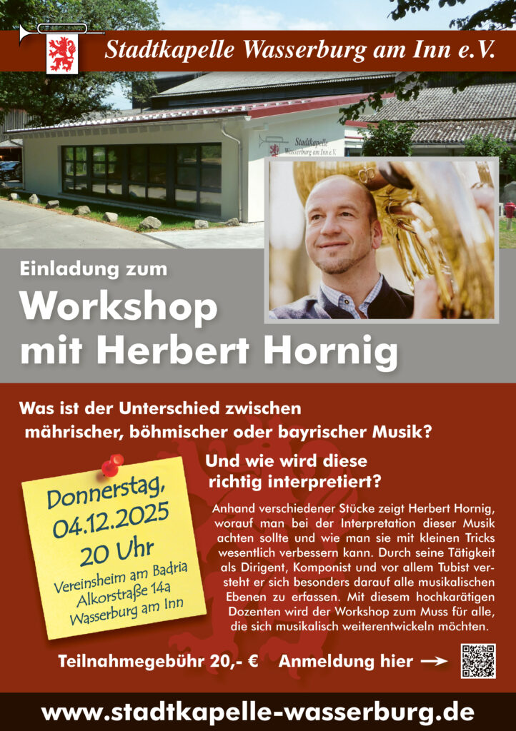 Mehr über den Artikel erfahren Workshop mit Herbert Hornig